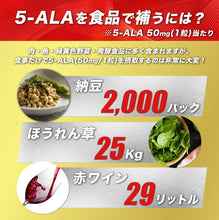 画像をギャラリービューアに読み込む, AIKUREL 5-ALA 50mg(60粒)+NMN 200mg(30粒)1袋ずつセット