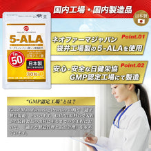 画像をギャラリービューアに読み込む, AIKUREL 5-ALA 50mg（60粒）+NMN 200mg（30粒）5袋ずつセット
